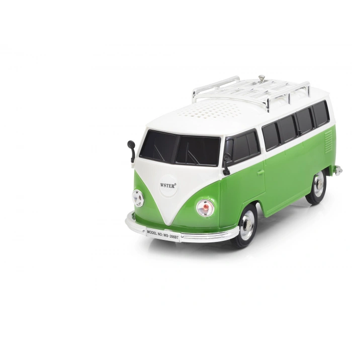 Bluetooth Hoparlör Fm Antika Minibüs Tasarımlı WS266BT