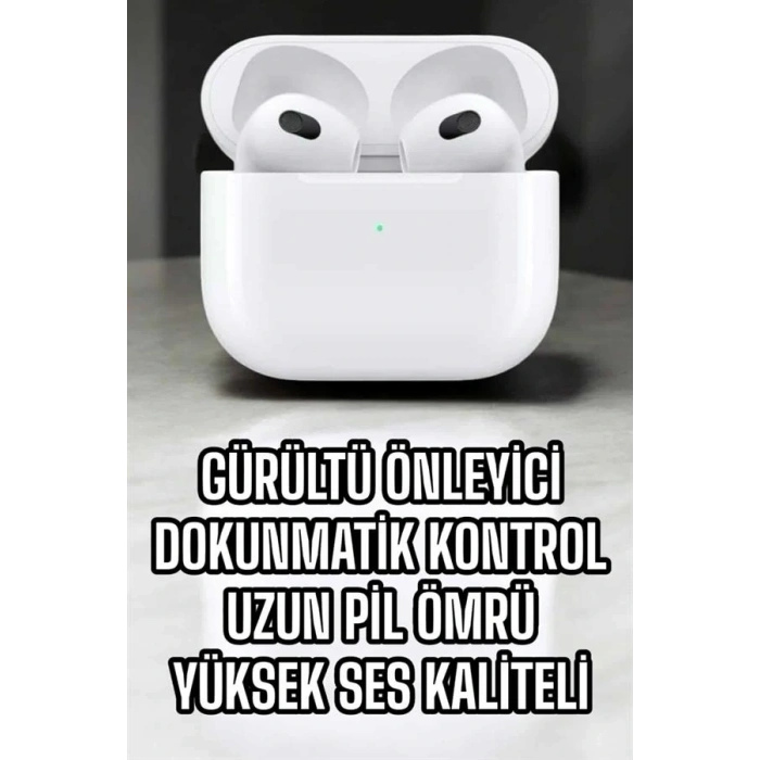 Bluetooth Kulaklık 3.Nesil Kablosuz Uzun Pil Ömrü Dokunmatik Kontrol