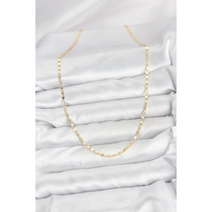 CM 14K Gold Renk  İnce Zincirli Kadın Kolye