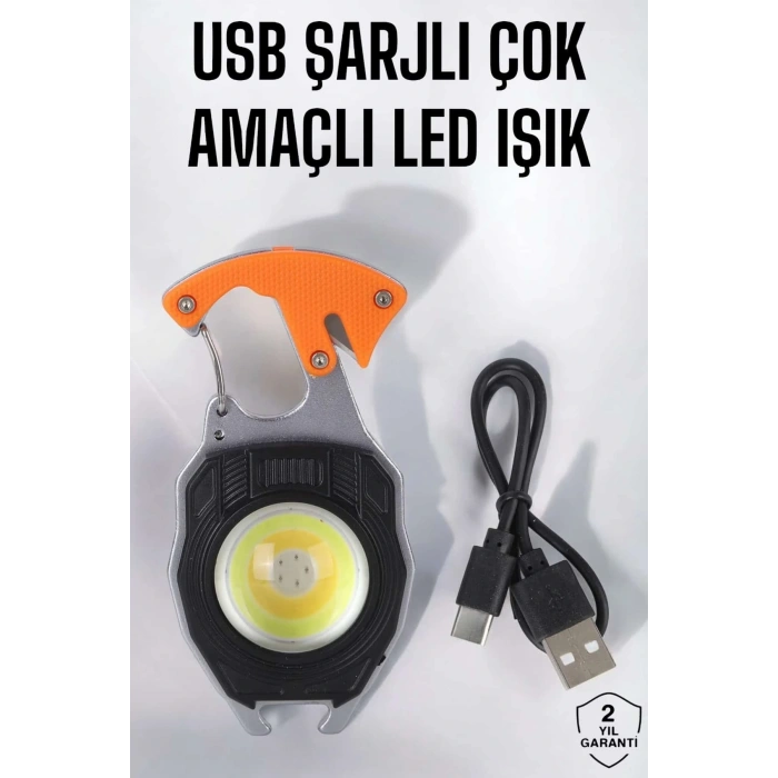 El Feneri Acil Işık Seti Tornida Düdük Kapak Açma Kamp Lambası