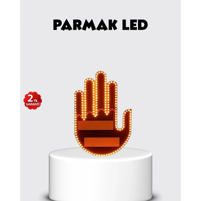 El Hareketiyle Kontrol Edilen 176 LED Amber Güvenlik Lambası