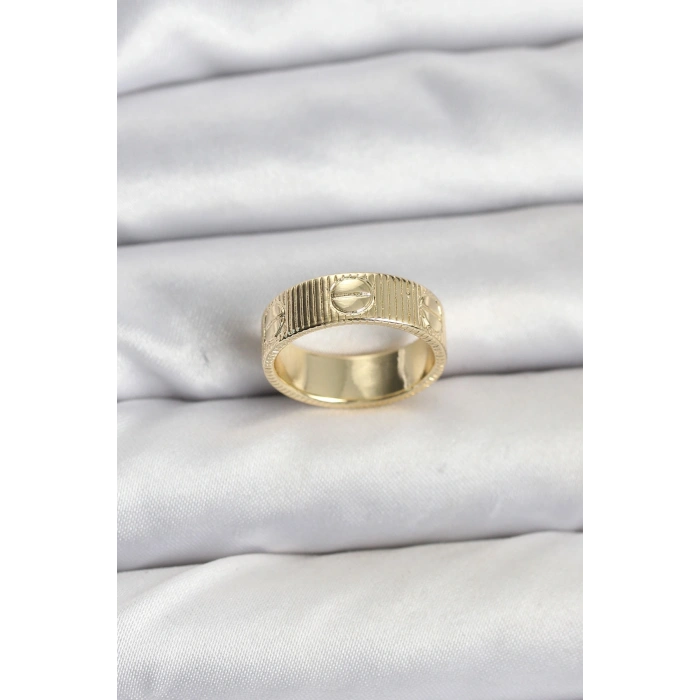 Gold Renk Model Kadın Yüzük - TJ-BYK3910