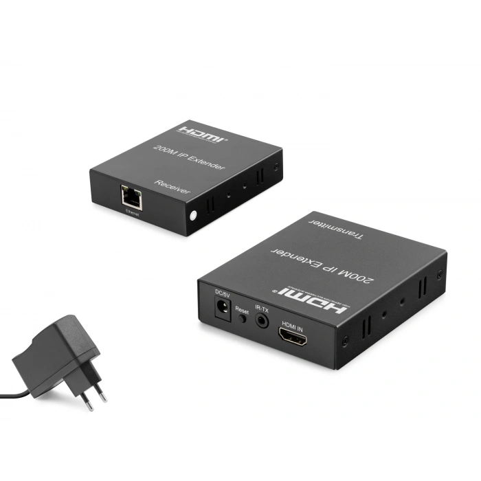 Hdmi Ip Extender 200 M - Siyah HDX1349