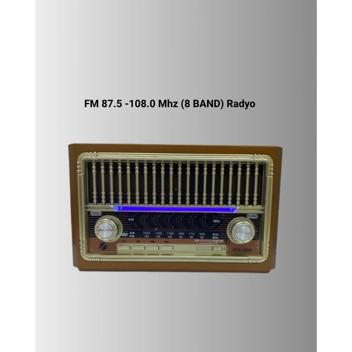 Kablosuz Bluetooth Hoparlör ve FM Radyo