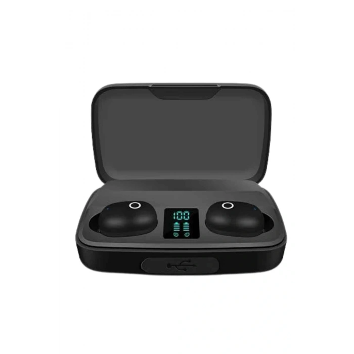 Kablosuz Bluetooth Kulaklık Android ve İOS Uyumlu Led Göstergeli Powerbankli