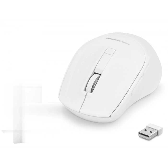 Kablosuz Mouse 600/1600 Dpi - Beyaz HDX3408L