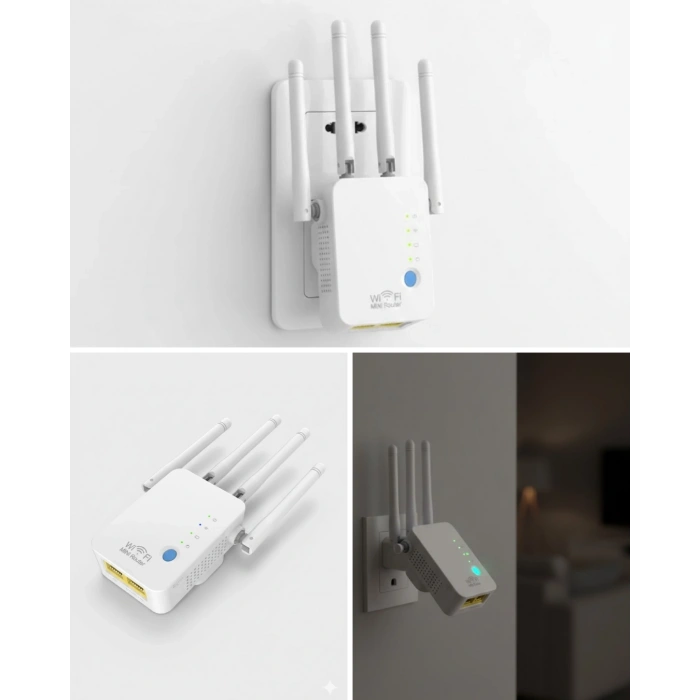 Kablosuz WiFi Tekrarlayıcı 300Mbps