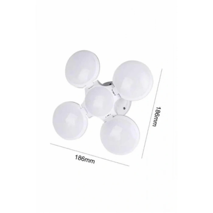 Kamp Lambası Güneş Enerjili Solar 5 Kanatlı Katlanır Lamba Karan