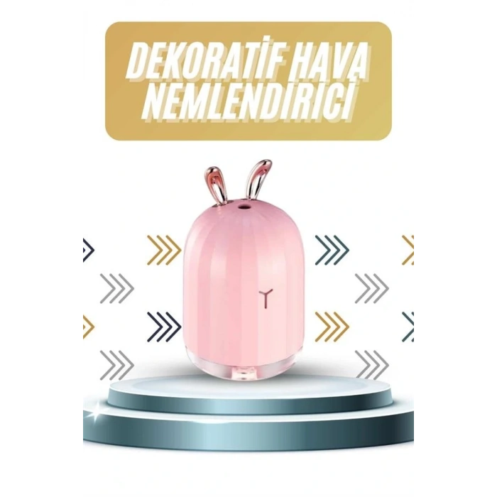 Led Işıklı Ha Nemlendirici Buhar Makinesi Dekoratif Aromaterapi