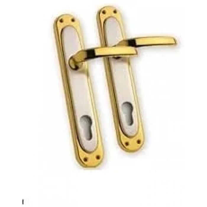 Saten Aynalı Kapı Kolu 1Takım çift kol (0177)