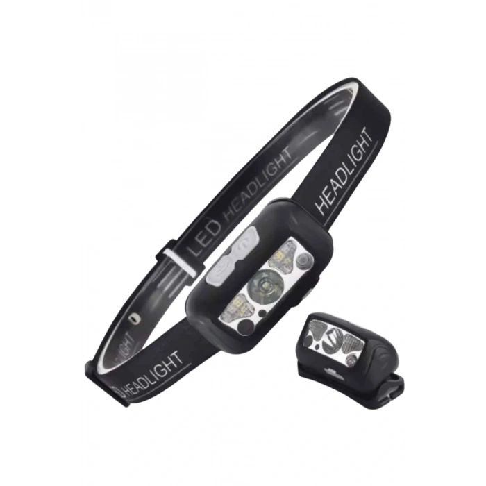 Sensörlü Şarjlı Type-c Şarj Işıklı Kafa Lambası Kamp Lambası