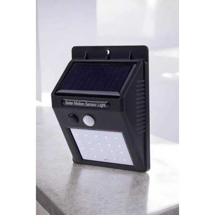 Solar Güneş Enerji Panelli Sensörlü Lamba Enerji Tasarruflu