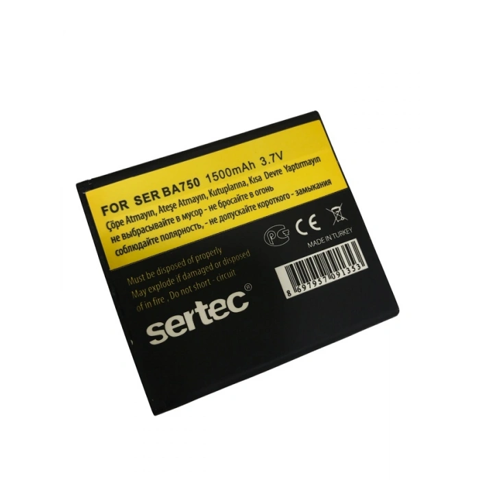 SONY / ERİCSON SR-BA750 Uyumlu Batarya
