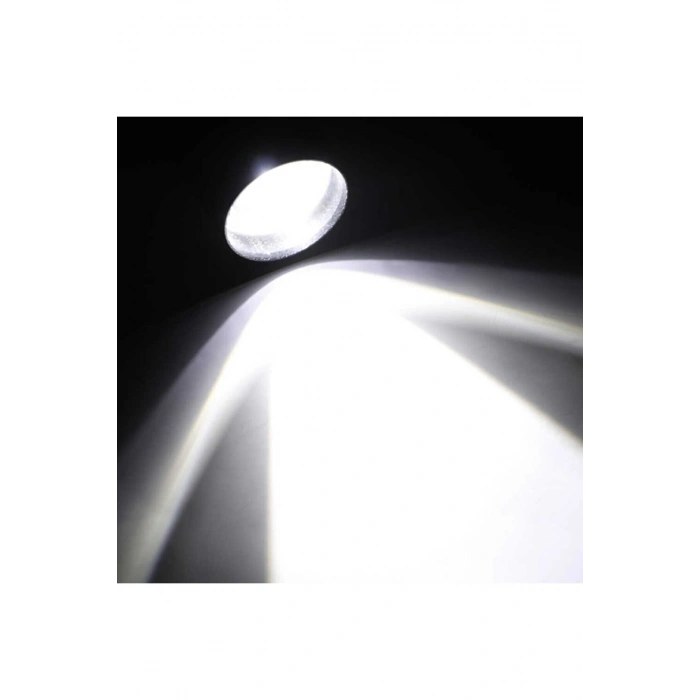 Ultra Çift Yönlü Güçlü Pilli Led El Feneri 2000 Lümen 6W Cob Led Su Geçirmez Zoomlu 3 Modlu
