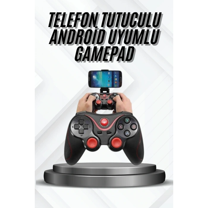 Yeni Nesil X3 Gamepad Android Uyumlu Telefon Tutucu Özellikli Joystick