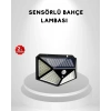 100 LED Güneş Enerjili Bahçe Lambası – PIR Sensörlü, IP65 Su Geçirmez Dış Mekan Aydınlatma
