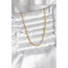 14K Gold Renk Kaplama Zincir Model CM Kadın Kolye - TJ-BKO10732