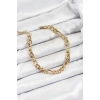 316L Çelik Gold Renk Zincir Erkek Bileklik - TJ-EB3734