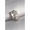316L Çelik Gümüş Renk Zirkon Taşlı Tragus Piercing