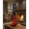 3D El İnsan Figürü Kırmızı Minimal Modern Ev ve Ofis Dekoru 12x18 cm