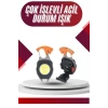 7 Modlu Mini Led Lamba Anahtarlık USB Şarjlı Kamp İçin Taşınabilir