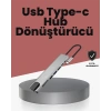 Alüminyum Gövdeli Type‑C HDMI & Ethernet Adaptör – Tak & Çalıştır