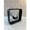 Askılı Kare Mumluk Duvar Dekoru Loş Salon ve Modern Mekanlar