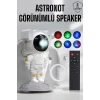 Astronot Görünümlü Projeksiyon Speaker Taşınabilir
