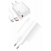 Beyaz Ultra Plus Hızlı Şarj Seti Şarj Adaptörü ve Kablosu 67W