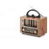 Bluetooth Nostaljik Hoparlör Fm 16.7 X 9.5 X 13.8 Cm NS6638BT