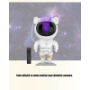 Bluetooth ve Dahili Ses Özellikli Astronot Projeksiyon Lambası