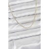 CM 14K Gold Renk Ataç Zincir Model 60 cm Kadın Kolye