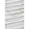 CM 14K Gold Renk Burgu Model 60 cm Kadın Kolye