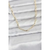 CM 14K Gold Renk  Zincirli Model 60 cm Kadın Kolye