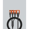 Çoklu USB Şarj Kablosu – 1,2m Hızlı Şarj, 3A Güçlü Akım