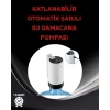 Damacana Üstü Akıllı Su Pompası | 3 Damacana Kullanım | 4W Güç | Micro USB Şarjlı | Katlanabilir & Taşınabilir