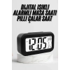Dijital Masa Saati Termometre Takvim Led Ekran Pilli Ev Ofis Masası