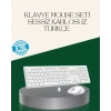 Ergonomik Kablosuz Klye Mouse Takımı - Tam Boy, Sessiz ve Güvenilir