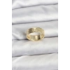 Gold Renk Model Kadın Yüzük - TJ-BYK3910