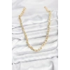 Gold Renk Pirinç Tifani Model Kadın Kolye