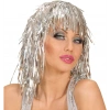 Gümüş Işıltılı Metalize Parti Peruğu