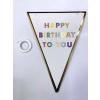 Happy Birthday To You Flama Bayrak Süs