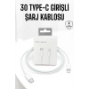 Iphone Uyumlu İOS Uyumlu Lightning Hızlı Şarj Tye C Lightning Şarj Kablosu