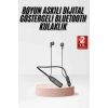 Kablolu Kulak İçi Bluetooth Kulaklık 100 Saat ANC Özellikli Boyun Bantlı