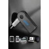 Kablosuz Bluetooth Aux Araç Kiti Siyah Hafıza Kartlı