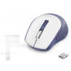 Kablosuz Mouse 600/1600 Dpi - Beyaz Lacivert HDX3408B