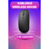 Kablosuz Mouse Fare Şarjlı Bluetooth Wireless Çift Modlu Sessiz