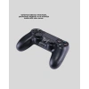Kablosuz PS4 Oyun Kolu Çift Motor Titreşimli Uzun Bataryalı