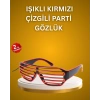 Kutlama ve Etkinlik Özel LED Işıklı Gözlük