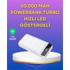 Lightning ve Type-C Girişli 50000mAh Powerbank